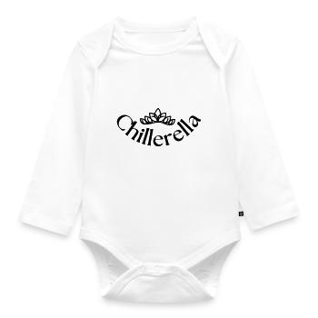 Chillerella 1 - Baby Bio-Langarm-Body - Weiß - Vorne