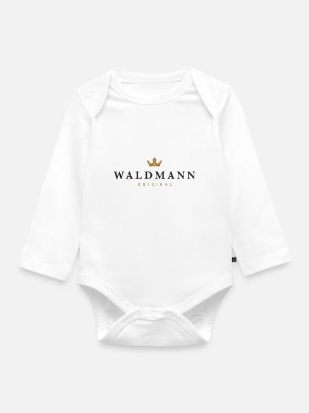 Logo originale della famiglia Waldmann - Body ecologico per neonato a manica lunga - bianco