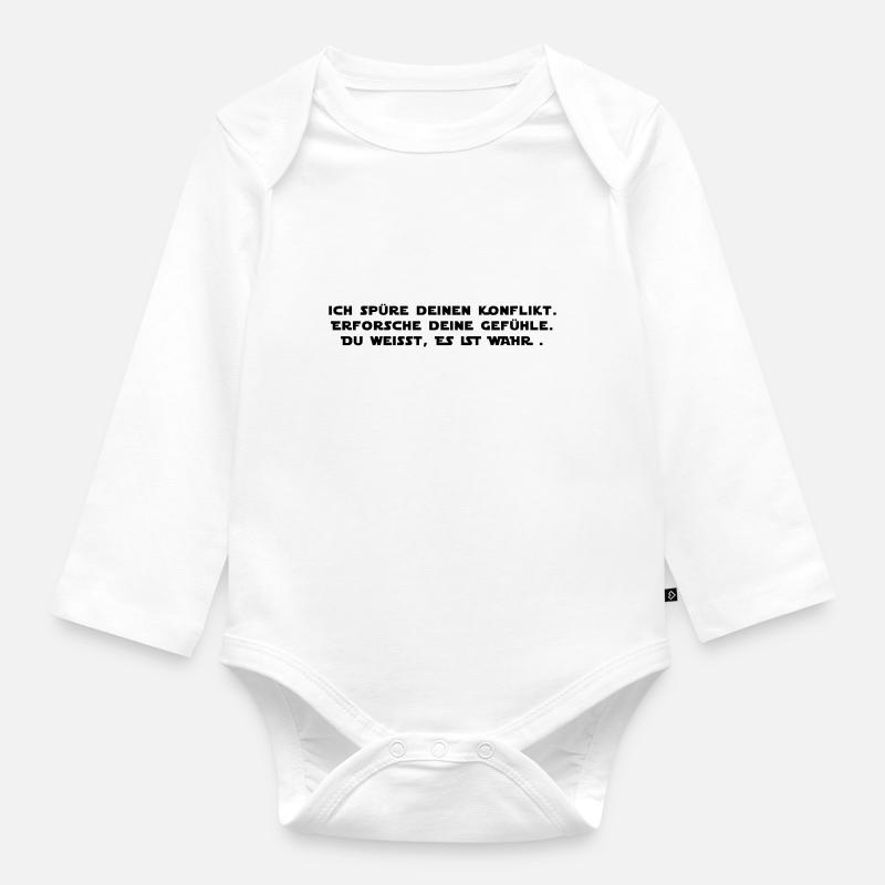 Star Wars: Konflikt - Baby Bio-Langarm-Body - Weiß