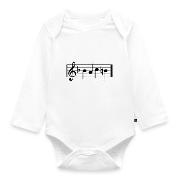 bach - Baby Bio-Langarm-Body - Weiß - Vorne