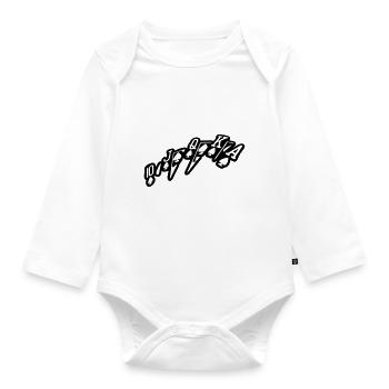 royal flush - Organic Longsleeve Baby Bodysuit - white - Front
