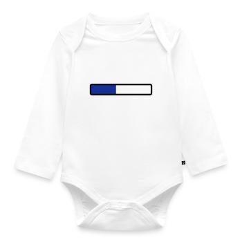 loading laden computer warten - Baby Bio-Langarm-Body - Weiß - Vorne