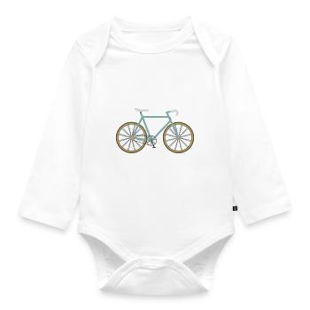 Route / Simple Speed Bike / - Body Bébé bio manches longues - blanc - Devant