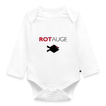 Rotauge - Baby Bio-Langarm-Body - Weiß - Vorne