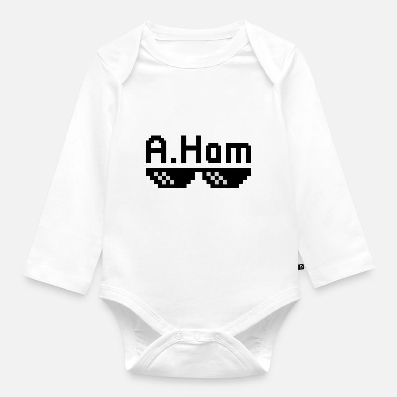 A. Ham - Body Bébé bio manches longues - blanc