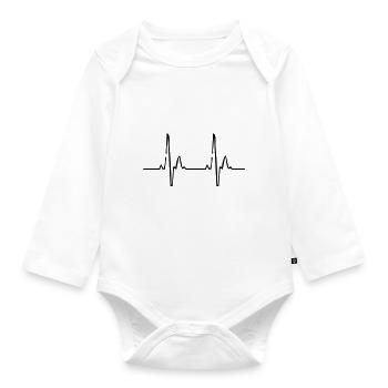 puls - Baby Bio-Langarm-Body - Weiß - Vorne