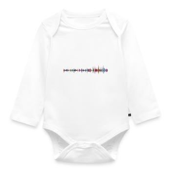 Sound - Baby Bio-Langarm-Body - Weiß - Vorne