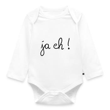 Ja eh! - Baby Bio-Langarm-Body - Weiß - Vorne