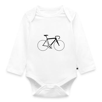 Bike - Bike - Organic Longsleeve Baby Bodysuit - white - Front