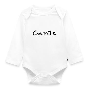 chemnitz - Baby Bio-Langarm-Body - Weiß - Vorne