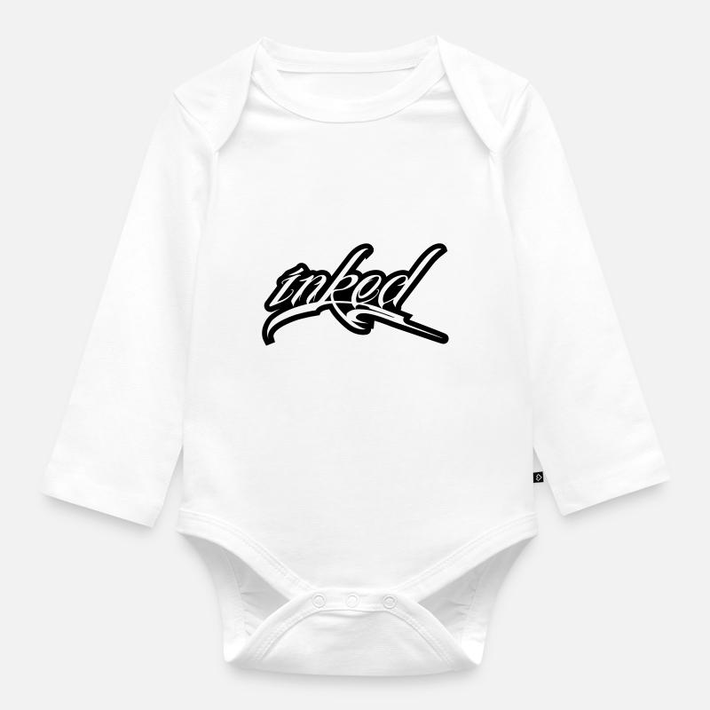 inked - Body Bébé bio manches longues - blanc