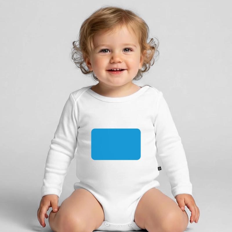 carré rectangle rectangles triangle Body Bébé bio manches longues