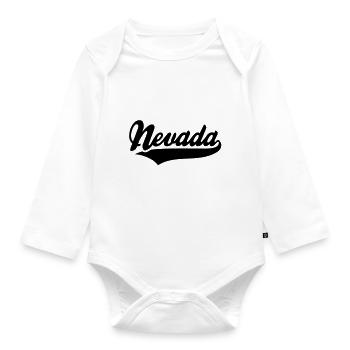 Nevada - Organic Longsleeve Baby Bodysuit - white - Front