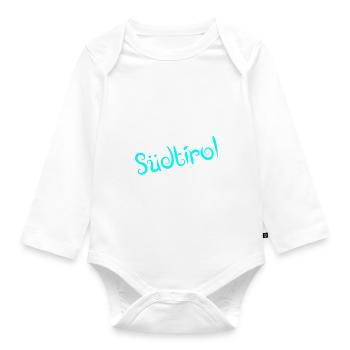 South tyrol - Organic Longsleeve Baby Bodysuit - white - Front