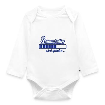 Heir Loading ... (Pregnancy, 1C) - Organic Longsleeve Baby Bodysuit - white - Front