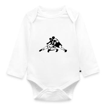 Ringer - Baby Bio-Langarm-Body - Weiß - Vorne