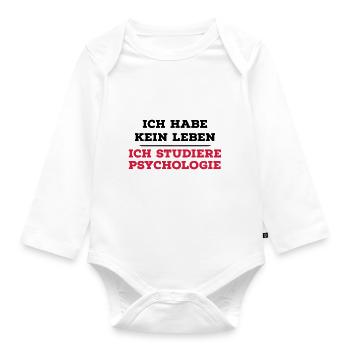 Psychology - Organic Longsleeve Baby Bodysuit - white - Front