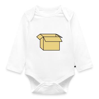 Carton - Organic Longsleeve Baby Bodysuit - white - Front