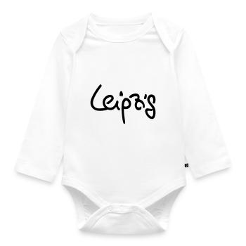 Leipzig - Baby Bio-Langarm-Body - Weiß - Vorne