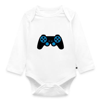 Controller - Baby Bio-Langarm-Body - Weiß - Vorne