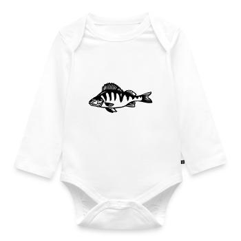 barsch - Baby Bio-Langarm-Body - Weiß - Vorne