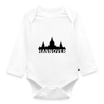 Hannover - Baby Bio-Langarm-Body - Weiß - Vorne