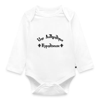 Hypnose / Hypnotiseur / Hypnotiseuse / Médecine - Body Bébé bio manches longues - blanc - Devant