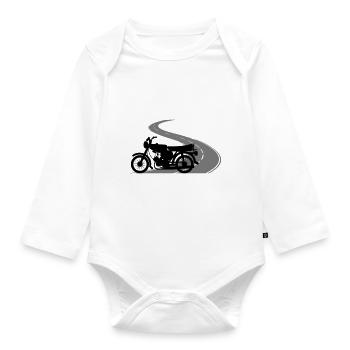 Fahrzeug - Simson Straße - Baby Bio-Langarm-Body - Weiß - Vorne