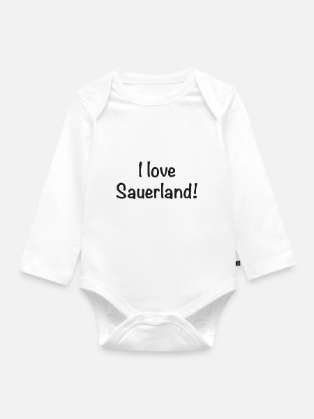 sauerland sw - Baby Bio-Langarm-Body - Weiß