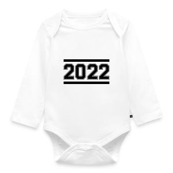 2022 - Baby Bio-Langarm-Body - Weiß - Vorne