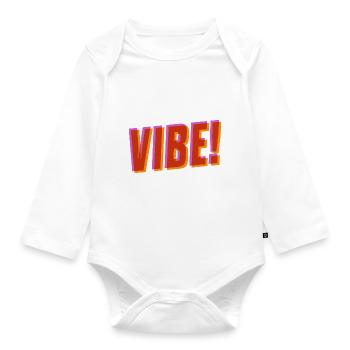 Stimmung! - Baby Bio-Langarm-Body - Weiß - Vorne