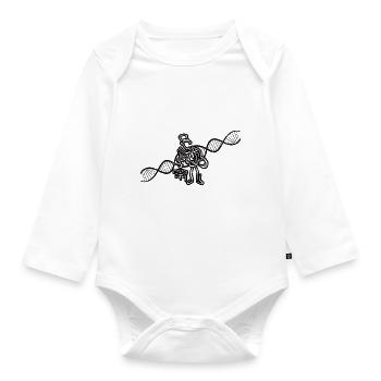 Ramoneur Ramoneur Cadeau Balayeuse de nourriture - Body Bébé bio manches longues - blanc - Devant