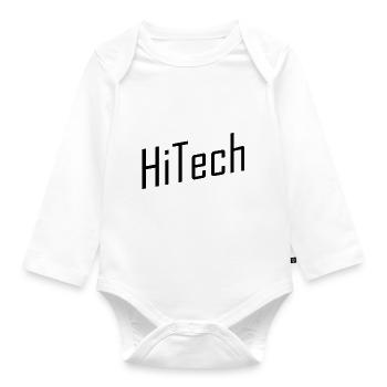 HiTech - Organic Longsleeve Baby Bodysuit - white - Front