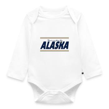 Kein Ort Alaska - Baby Bio-Langarm-Body - Weiß - Vorne
