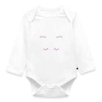 Nadja - Organic Longsleeve Baby Bodysuit - white - Front