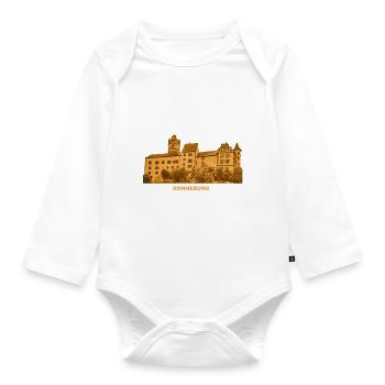 Ronneburg Burg Museum Hessen Altwiedermus - Organic Longsleeve Baby Bodysuit - white - Front