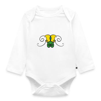 Angel of Light - Organic Longsleeve Baby Bodysuit - white - Front