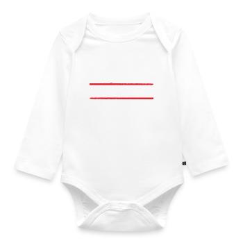 Malle 2023 - Body Bébé bio manches longues - blanc - Devant