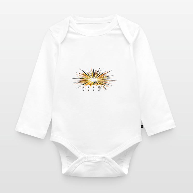 EXPLODING STAR BABELI Baby Bio-Langarm-Body