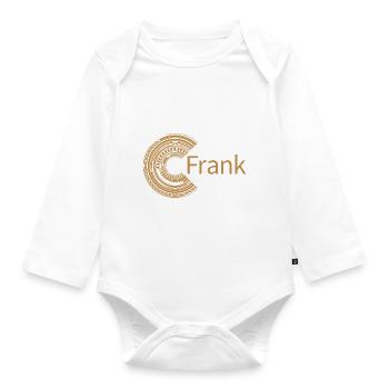 For Frank - Organic Longsleeve Baby Bodysuit - white - Front