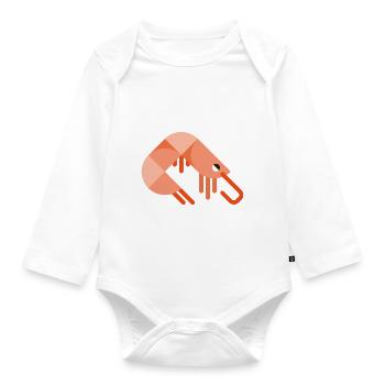 Meerestiere - Baby Bio-Langarm-Body - Weiß - Vorne