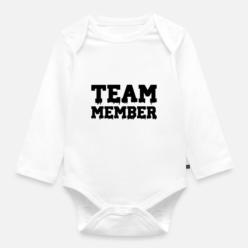 Équipier - Body Bébé bio manches longues - blanc