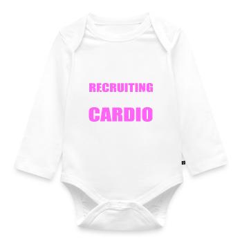 Lustiges Personalwesen HR Manager - Baby Bio-Langarm-Body - Weiß - Vorne