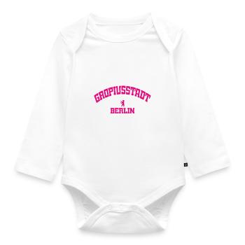 Gropiusstadt - Berlin - Deutschland - Germany - Baby Bio-Langarm-Body - Weiß - Vorne