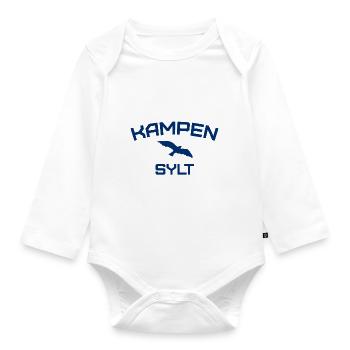 Sylt - Mer du Nord - Allemagne - Kampen - Île - Body Bébé bio manches longues - blanc - Devant