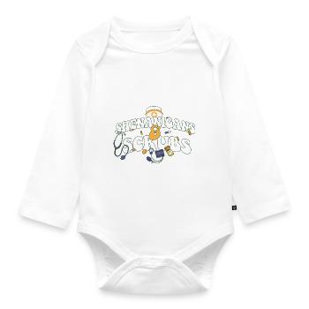 Shenanigans & Scrubs ER Nurse Physician St. - Baby Bio-Langarm-Body - Weiß - Vorne