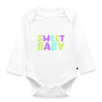 sweet baby - Baby Bio-Langarm-Body - Weiß - Vorne