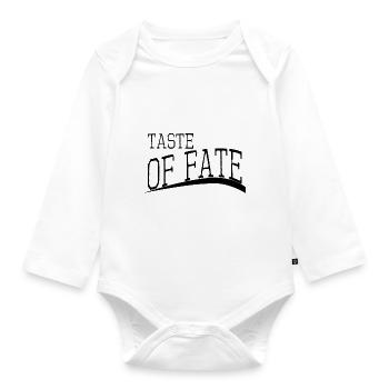 Gift Idea Destiny Unfolding Fate Statement - Organic Longsleeve Baby Bodysuit - white - Front