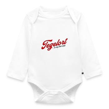Tegelort is my therapy - 13505 Berlin - Germany - Baby Bio-Langarm-Body - Weiß - Vorne