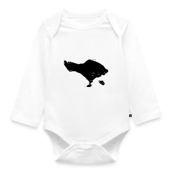 Bali - Baby Bio-Langarm-Body - Weiß - Vorne